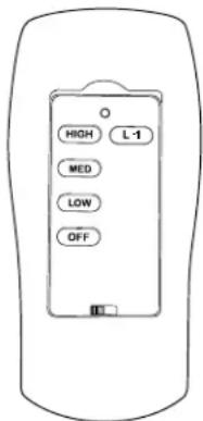Craftmade GAR56 - Funcionamento del control remoto. - 2
