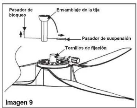Progress Lighting P250069 - Colocacion las aspas del ventilador - 5