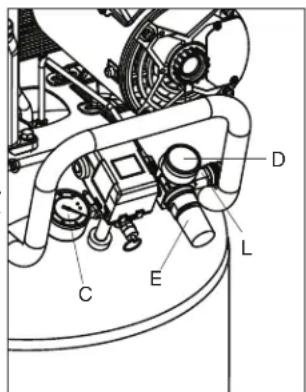 DEWALT DXCM303 - MANOMETRO (MEDIDOR DE PRESION) DE SALIDA - 3