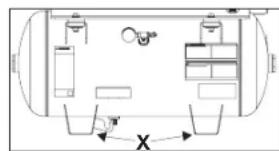 DEWALT DXCMH5593011 - Anclaje del compresor de aire - 1