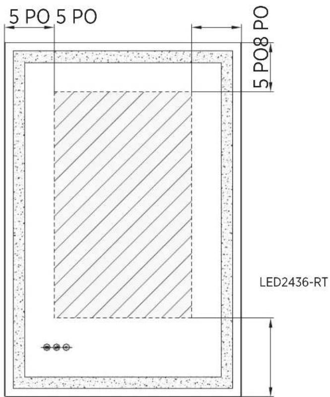 CRAFT + MAIN LED2436-RT - INSTALLATION DES SUPPORTS DE FIXATION - 2