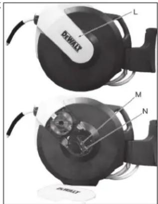 DEWALT DXCM024-0434 - ADJUSTING RECOIL TENSION - 1