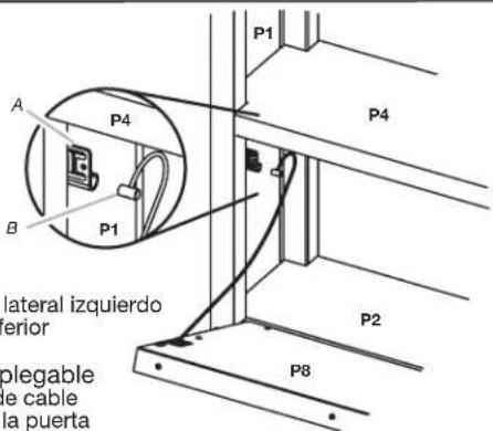 Gladiator GAFS42KDJSG - Fije los cables de la puerta - 1