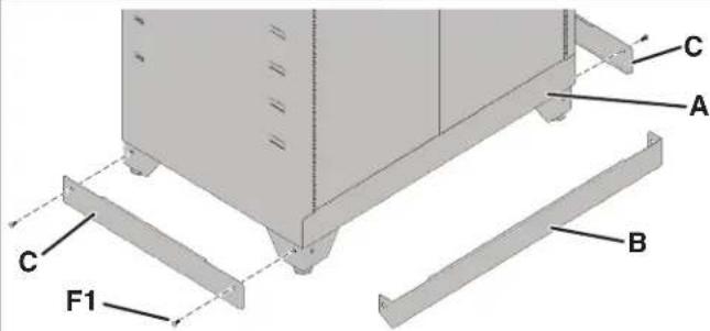 Gladiator GALG362DPW - Install the kickplates - 1