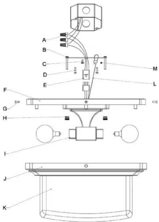 KOHLER Riff K-31760 - INSTALLATION DU LUMINAIRE - 1