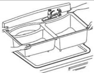 KOHLER Trilogy K-5800 - INSTALL THE NEW SINK - 4
