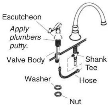KOHLER Mickey's K-16109 - Install the Handspray (cont.) - 1