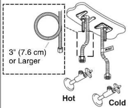 KOHLER Torq K-6125 - Install the Sidespray - K-6126 Model Only (cont.) - 1