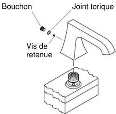 KOHLER Memoirs K-T469 - Se préparer pour l'installation du bec (cont.) - 1