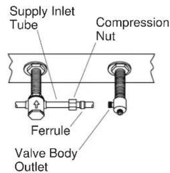 KOHLER Triton K-7313 - Rigid Supply Tee Installation - 2