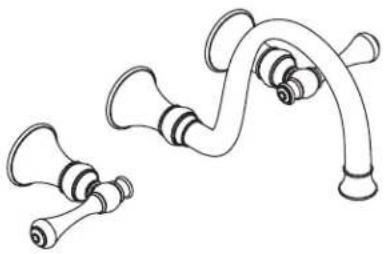 KOHLER Revival K-T16107 - Wall-Mount Lavatory Faucet Trim - 1