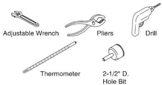 KOHLER Touchless K-10955 - Tools and Materials - 1