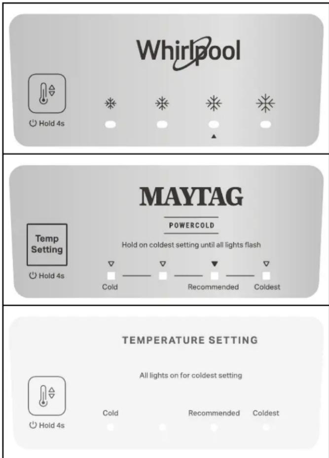 WHIRLPOOL WRTX3019SW - Temperature Control - 1