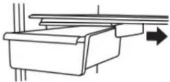 WHIRLPOOL WRTX3019SW - Style 2 - Glass Shelves - 1