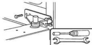 WHIRLPOOL WRTX3019SB - Remove Freezer and Refrigerator Doors - 1