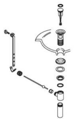 KOHLER Finial K-610 - Flexible Hose Installation - 1