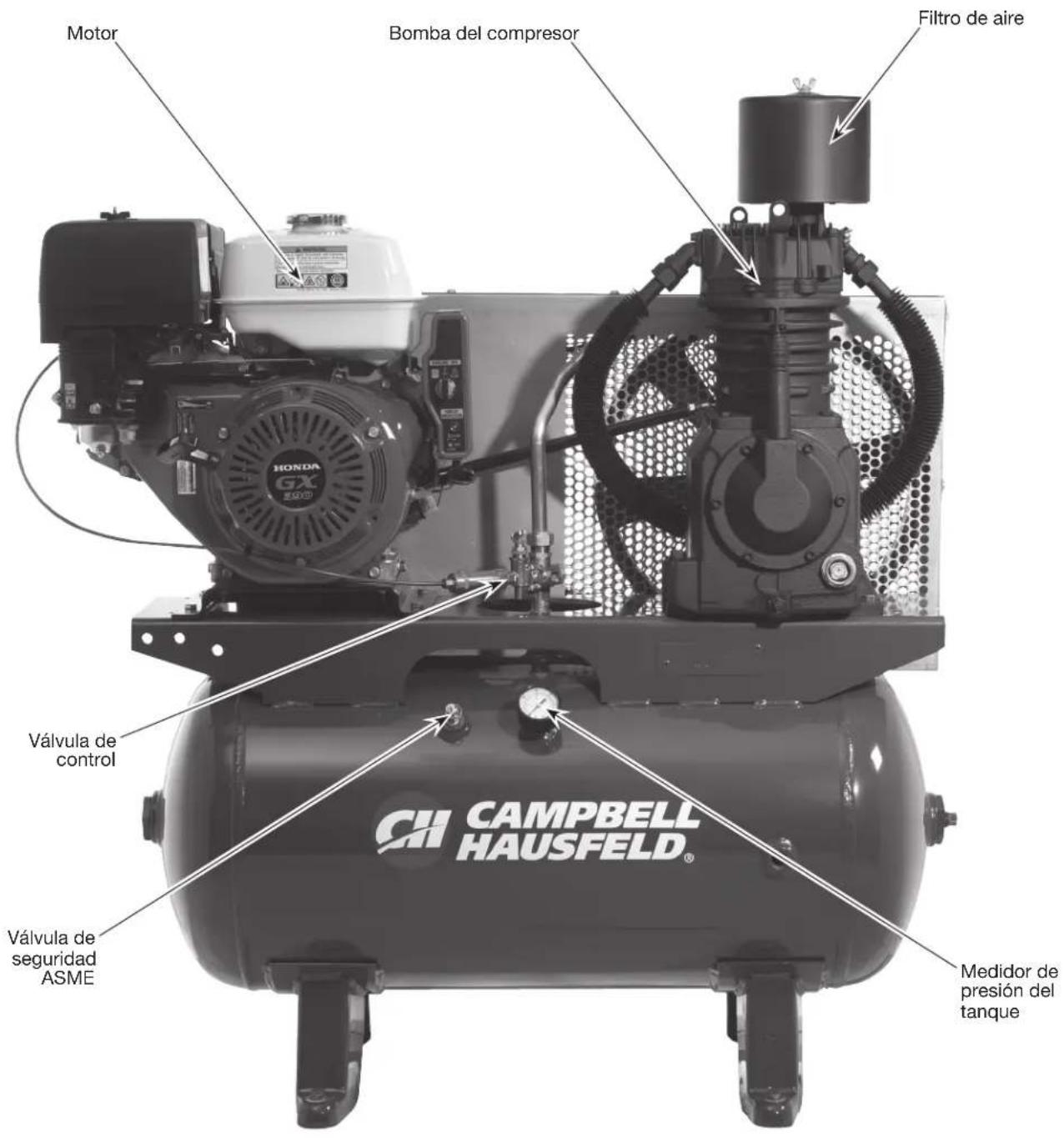 Campbell Hausfeld CE7003 - Conozca su compresor: Serie de taller - 1