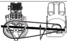 Campbell Hausfeld VT6171X - DRIVE BELT - 2
