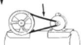 Campbell Hausfeld VT6171X - DRIVE BELT - 1