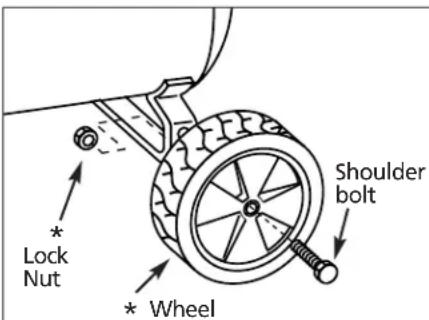 Campbell Hausfeld VT6183 - WHEEL ASSEMBLY - 1