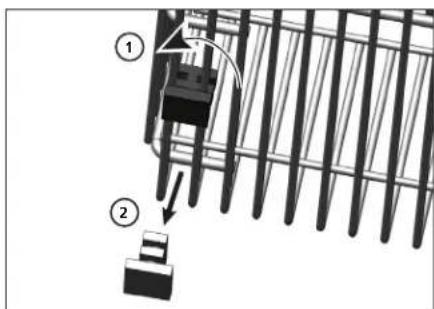 Campbell Hausfeld XC602100 - Retirer les clips de rétention - 1