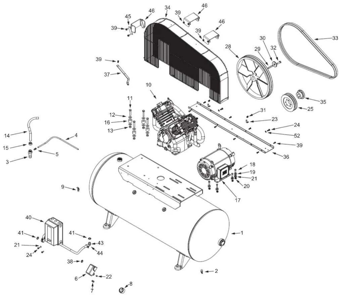 Campbell Hausfeld CE8001 - Pour pièces de rechange ou assistance technique, appeler 1-888-895-4549 - 1
