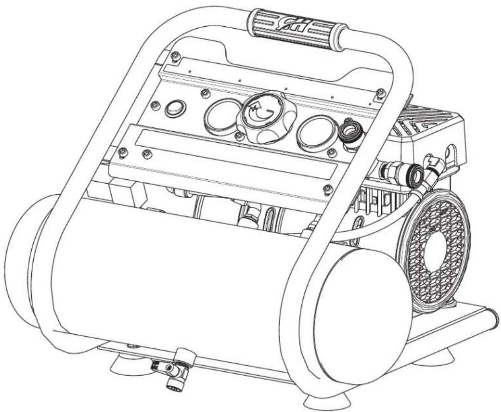 Campbell Hausfeld DC020500 - Gallon Quiet Air Compressor - 1