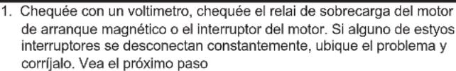 Campbell Hausfeld CE3001 - TABLA DE SOLUCIÓN DE PROBLEMAS - 1