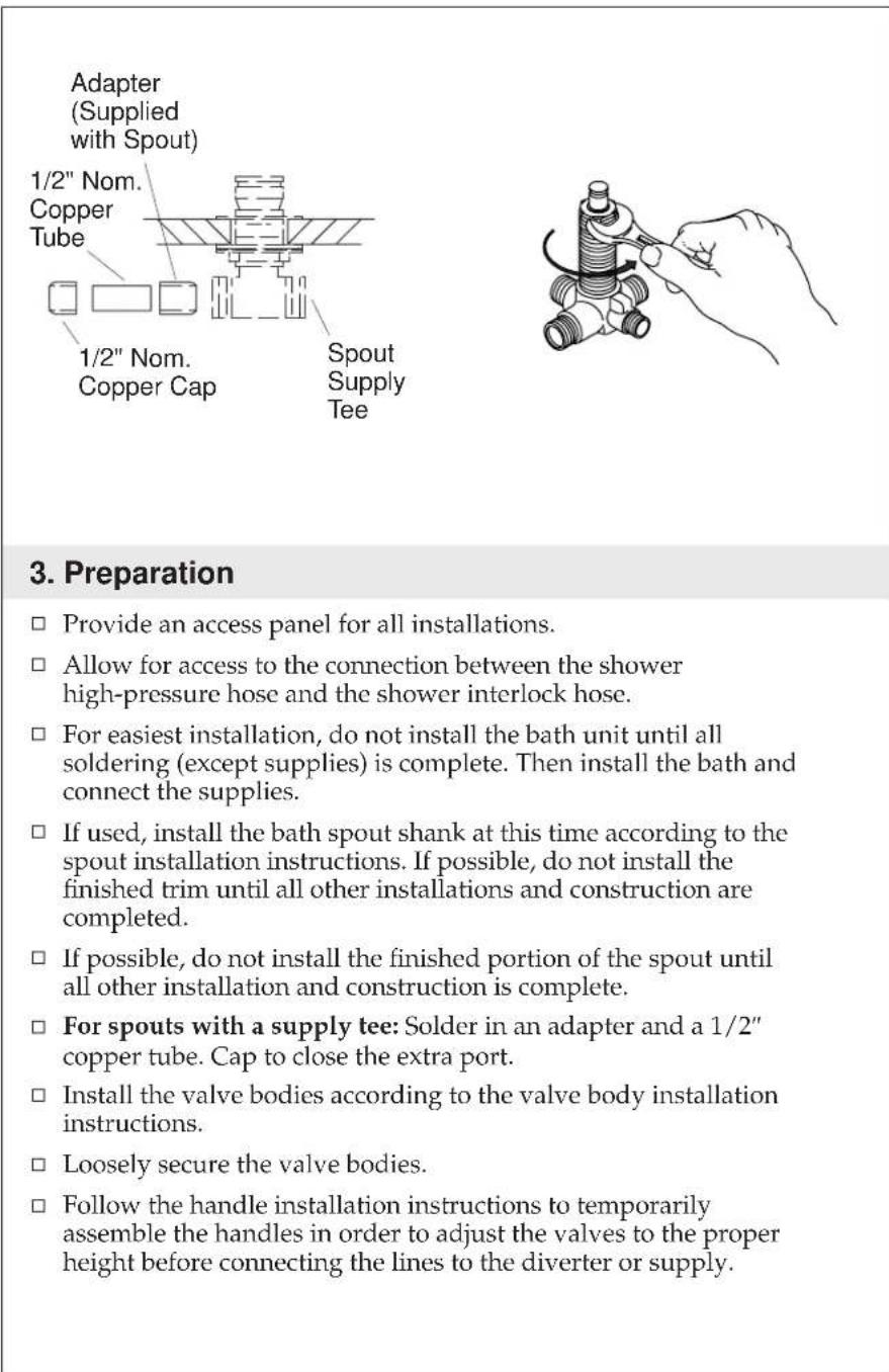 KOHLER K-8549 - Component Layout (cont.) - 1