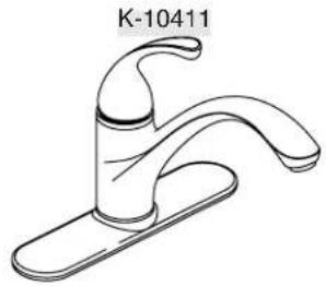 KOHLER Forté K-R10412 - Installation and Care Guide Guide d'installation et d'entretien Guía de instalación - 1