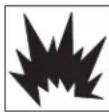 Campbell Hausfeld VT6290 - Do not spray flame WARNING - 1
