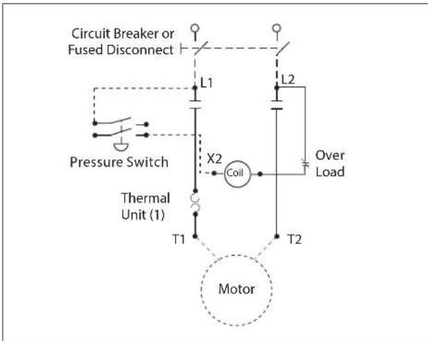 Campbell Hausfeld CE8003 - MINIMUM WIRE SIZE (USE 75^ COPPER WIRE) - 1