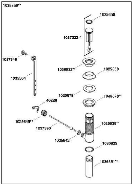 KOHLER Finial K-310 - 18