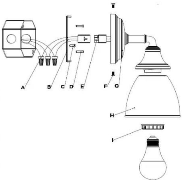 KOHLER Devonshire K-10572 - INSTALLATION DU LUMINAIRE - 1