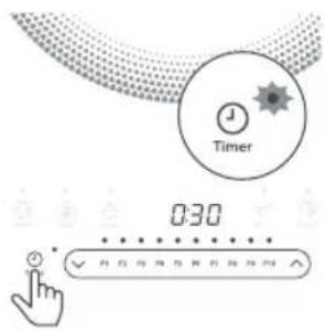 PHILIPS HD5850 - Використання функції таймера - 2