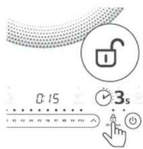 PHILIPS HD5850 - Uso de la función de bloqueo infantil - 2
