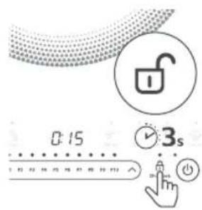 PHILIPS HD5850 - Përdorimi i funksionit "Child lock" - 2