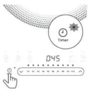 PHILIPS HD5850 - Bruke tidsfunksjonen - 5
