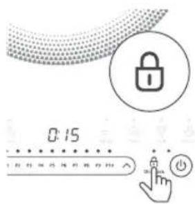 PHILIPS HD5850 - Using the Child lock function - 1