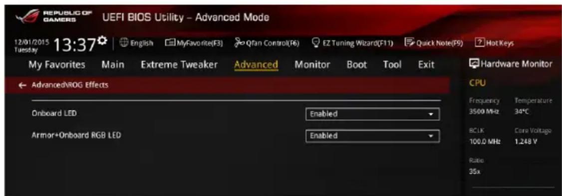 ASUS ROG Maximus VIII Formula - ROG Effects (Effets ROG) - 1