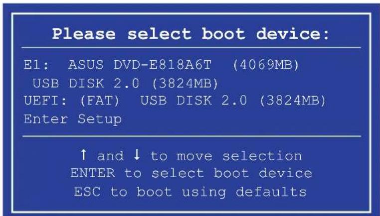 ASUS ROG Maximus VIII Formula - Demarrer le système en mode DOS - 1