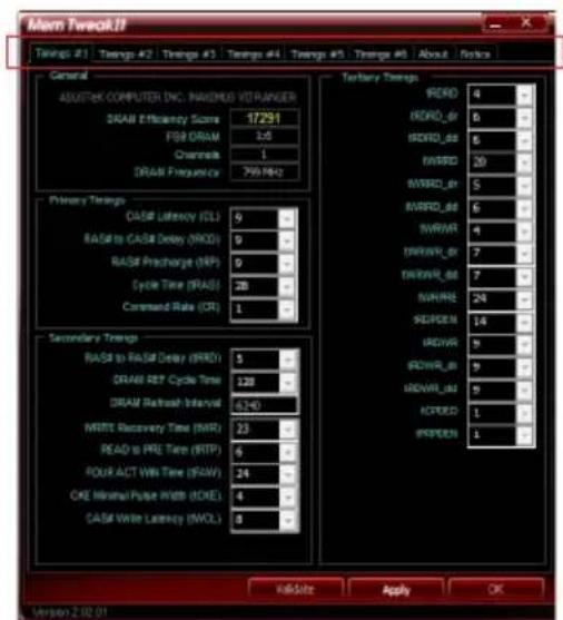 ASUS ROG Maximus VIII Formula - MemTweaklt - 3
