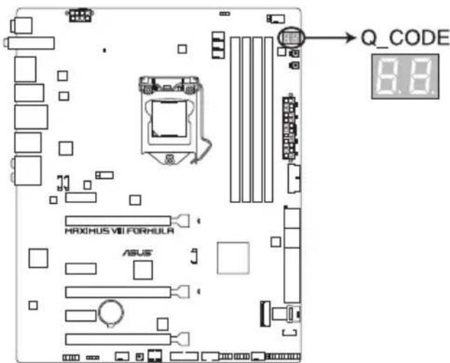 ASUS ROG Maximus VIII Formula - Témoins Q-Code - 1