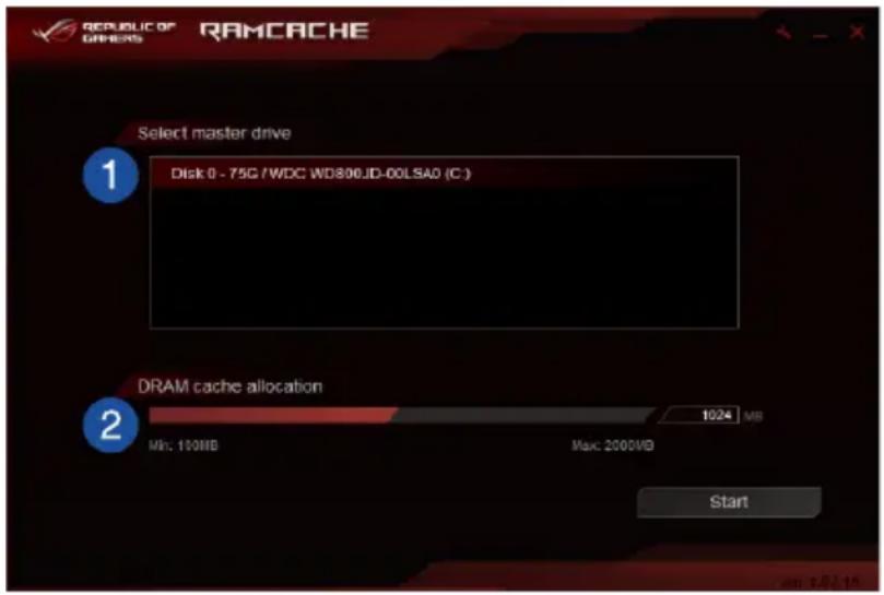 ASUS ROG Maximus VIII Formula - RAMCache - 1