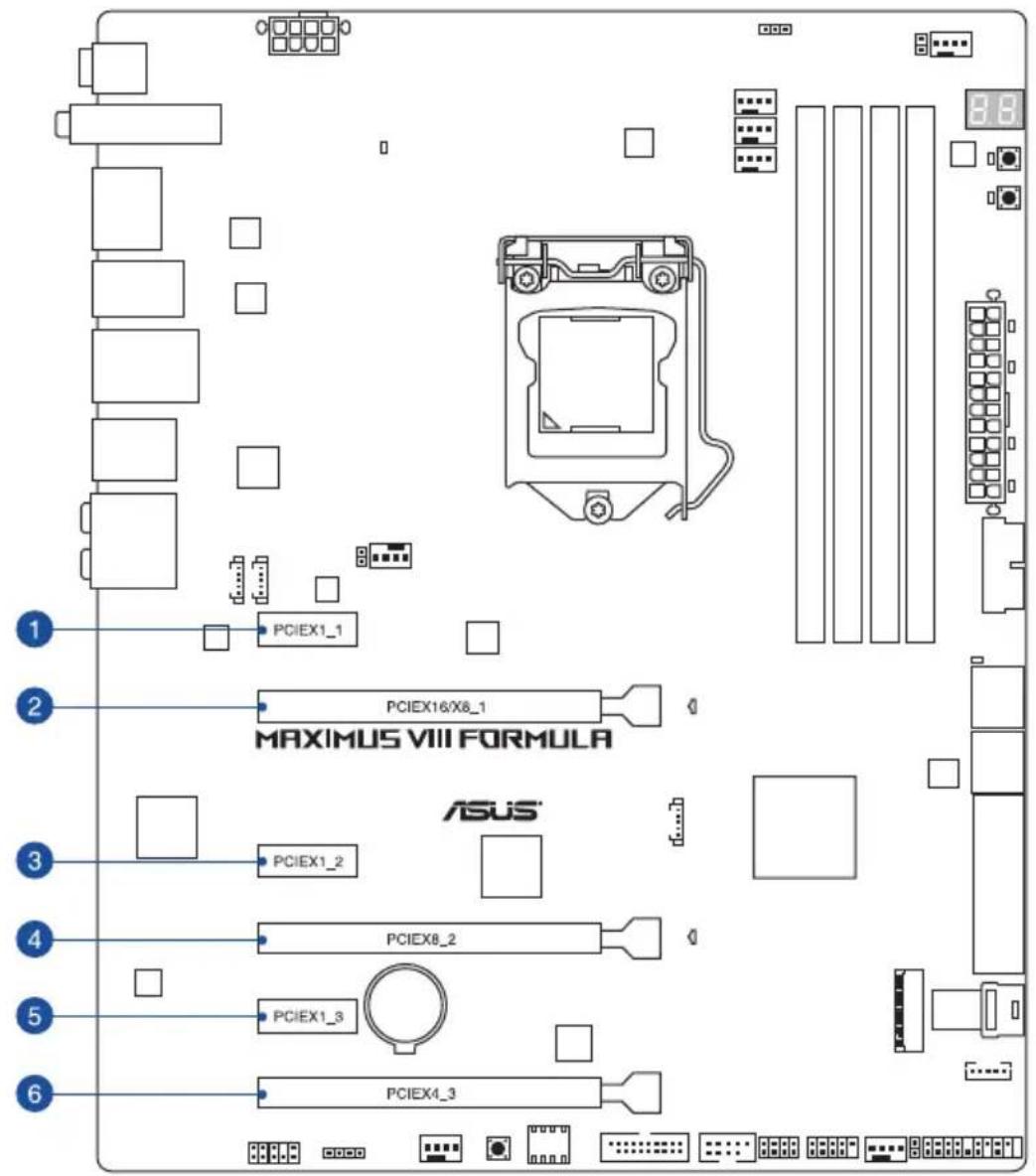 ASUS ROG Maximus VIII Formula - Slots d'extension - 2