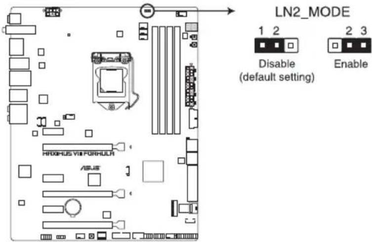 ASUS ROG Maximus VIII Formula - Cavalier LN2 Mode (3-pin LN2_MODE) - 1