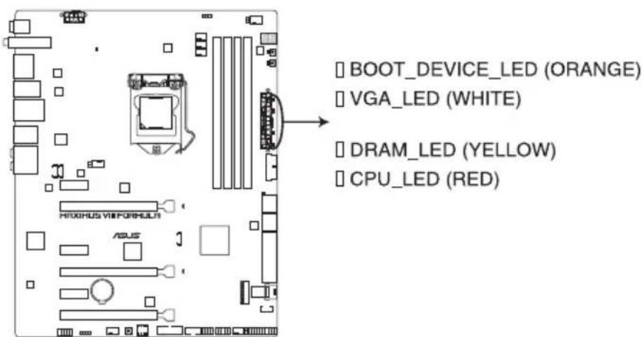 ASUS ROG Maximus VIII Formula - Temoin d'activité du disque dur (HD_LED) - 2