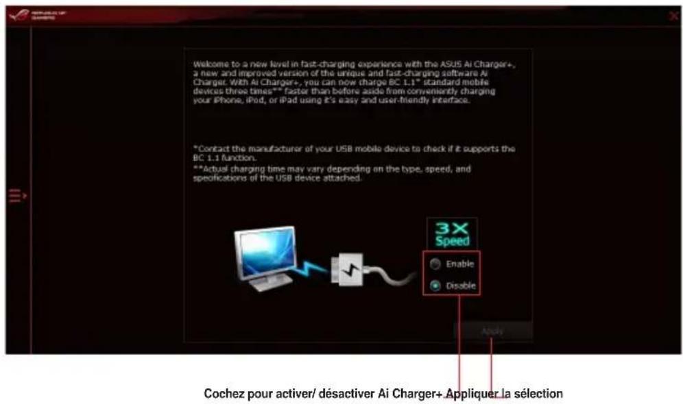 ASUS ROG Maximus VIII Formula - Interface utilise d'Ai Charger+ - 1