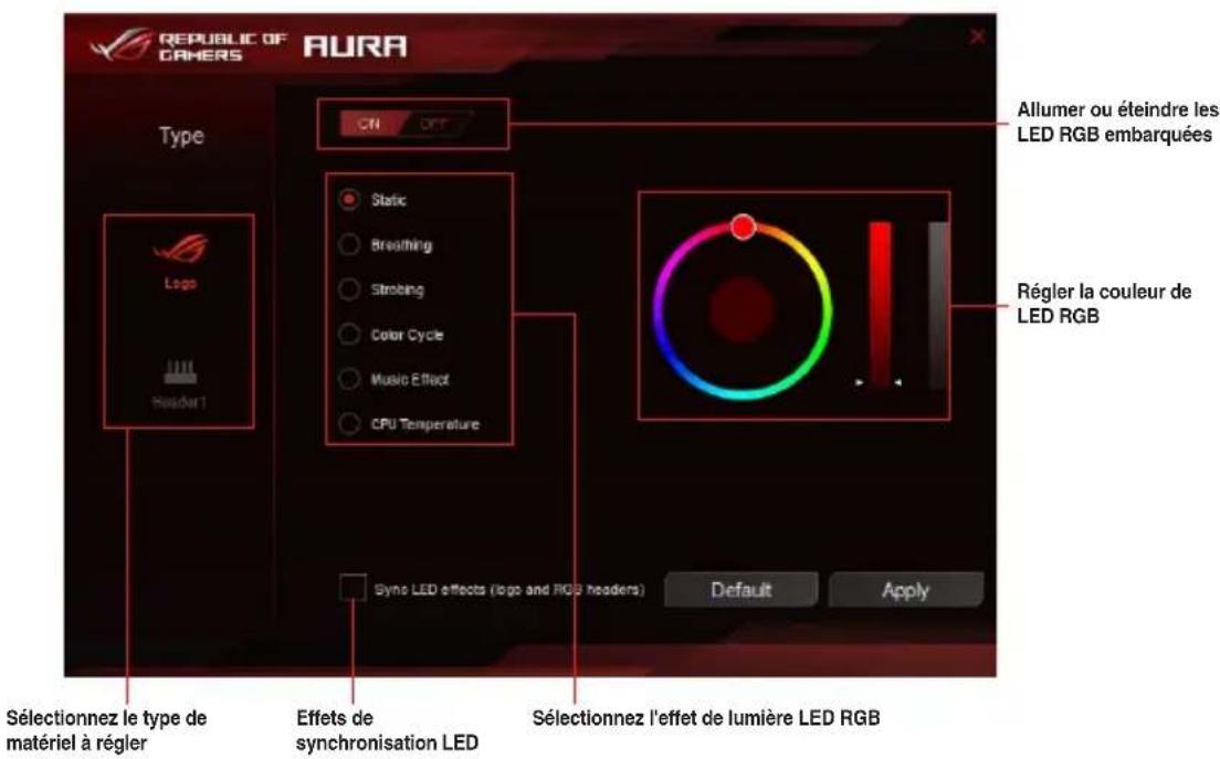 ASUS ROG Maximus VIII Formula - Aura - 1