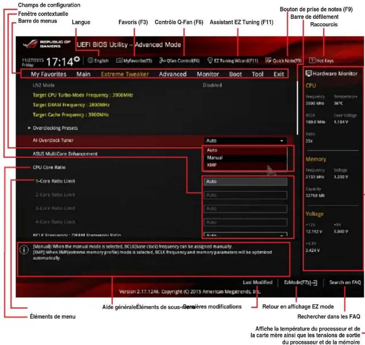 ASUS ROG Maximus VIII Formula - Advanced Mode (Mode avancé) - 2